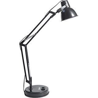                       Caleta Table Lamp Round Doctor Flexible with Branded 9W LED Bulb Table Lamp (48 cm, Black) Study Lamp (60 cm, Black)                                              