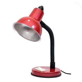                       Caleta Table Lamp for Living Room Bedroom Office Study Room (Red) Study Lamp (41 cm, Red)                                              
