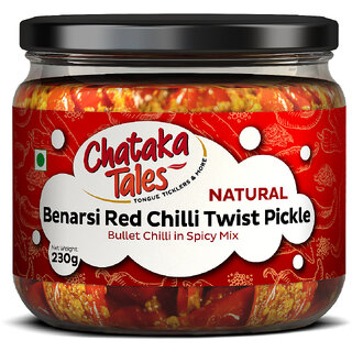 Natural Benarsi Red Chilli Twist Pickle