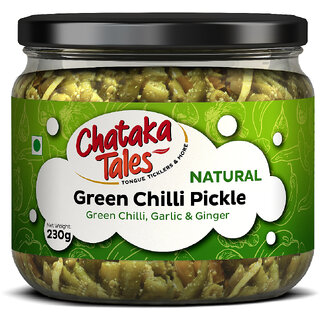 Natural Green Chilli Pickle