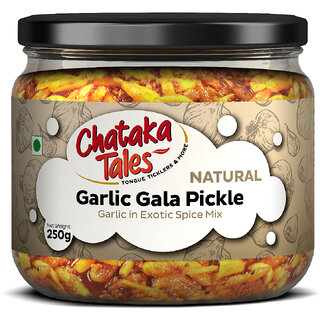                       Natural Garlic Gala Pickle                                              