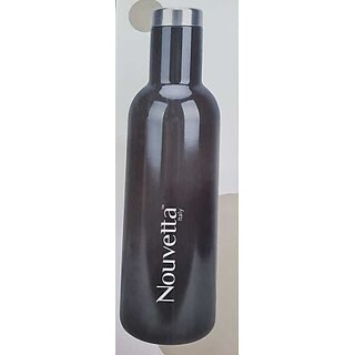                       Brandon Double Wall Steel Bottle 1000 Ml - Black                                              