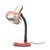 Caleta Royal Lamp Study Lamp for Students with Metal Body (Red) Study Lamp (41 cm, Red)