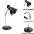 Caleta Study Lamp for Students with Metal Body (333 Model) (Black) Study Lamp (45 cm, Black)