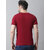 THE MINI NEEDLE Mens Printed Maroon Tshirt