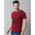 THE MINI NEEDLE Mens Printed Maroon Tshirt
