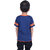 Kid Kupboard Baby Boys Half-Sleeves Blue Summer Wear T-Shirt, 3-4 Years, Cotton Blend