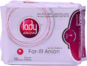 Lady Anion Day Use(240mm-10pads) Pack of 25