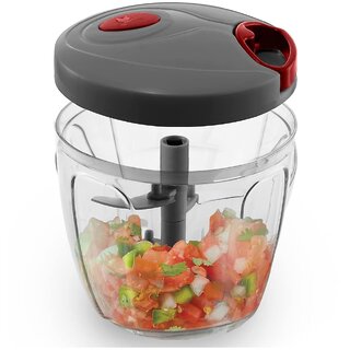                       (Unboxed) Pigeon Handy and Compact Chopper with 5 Blades and 1 Whisker; 14647 (XL ; 900 ml; Grey)                                              