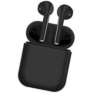                       Wireless Bluetooth Airpods With Touch Control Button Colour Black. Bluetooth Headset  (Black, True Wireless)                                              