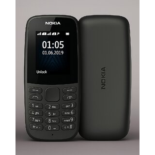 (Refurbished) Nokia 105 DS (Dual SIM, 1.7 inches Display, Black) - Superb Condition, Like New (Refurbished) Nokia 105 DS (Dual SIM, 1.7 inches Display, Black) - Superb Condition, Like New