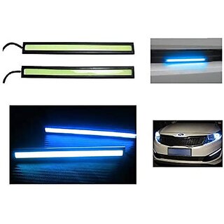                       A4S AUTOMOTIVE    ACCESSORIES Neon Ice Blue LED Lights Fog Light Car DRL Day Time Running Lights For Maruti Suzuki Ciaz                                              