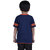 Kid Kupboard Boys Half-Sleeves Dark Blue Summer Wear T-Shirt, 6-7 Years, Cotton Blend
