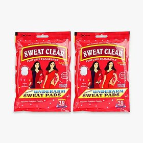 Sweat Clear Underarm Sweat Pads pack of 2