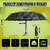 Umbrella Classic Folding Automatic Open UV Protective Umbrella For Men, Women, Boys  Girls (Pack of 1, Grey)