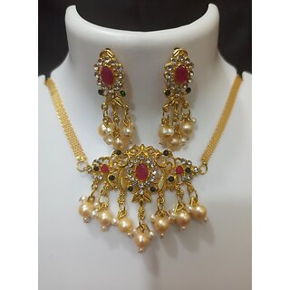                       EIT Collection Alloy Gold-plated Jewel Set (Gold)                                              