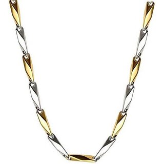                       R Jewels Stylish-01 Gold-Plated, Silver Plated Brass Chain                                              