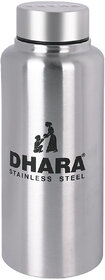 Dhara Stainless Steel Thunder 600ml Fridge Water Bottle