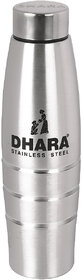Dhara Stainless Steel Pure  fresh 650 ml Water Bottle
