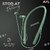 Axl Abn02 V5.0 Bluetooth Wireless In Ear Earphones With Mic With Fast Charging Upto 15 Hour Playtime 10Mm Extra Bass Drivers With Hd Sound Magnetic And Micro Sd Support (Green)