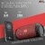 AXL JP101 5W Bluetooth Speaker with Powerful Bass Bluetooth V5.0 TF/SD Card Slot Aux Input USB Support and Call Function (Red)