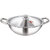 Dhara Stainless Steel Triply 3000 Kadai 24 CM with Stainless Steel Lid