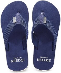 The Mini Needle Men Comfortable Indoor Outdoor Fashionable Blue Flip Flops