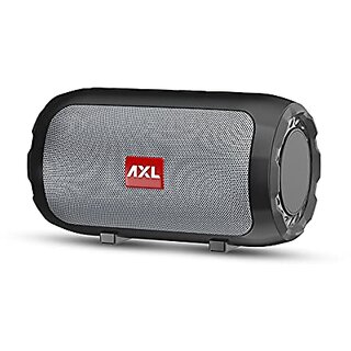                      AXL JP101 5W Bluetooth Speaker with Powerful Bass Bluetooth V5.0 TF/SD Card Slot Aux Input USB Support and Call Function (Grey)                                              