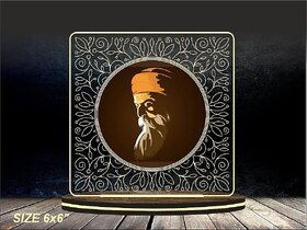 LED Photo Frame - Guru Nanak Dev Ji