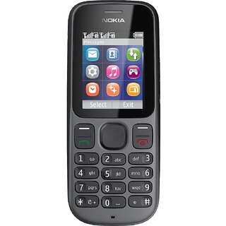                       (Refurbished) Nokia 101 (Dual SIM, 1.8 Inch Display, Black) - Superb Condition, Like New                                              