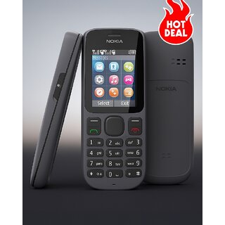 (Refurbished) Nokia 100, Black - Superb Condition, Like New
