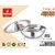 Dhara Stainless Steel Triply Tasla 3000 with Stainless Steel Lid 24 cm