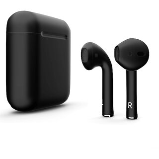                       InPods 12 Wireless Earbuds Touch Function Bluetooth Headset (Black, True Wireless) Bluetooth Headphones                                              