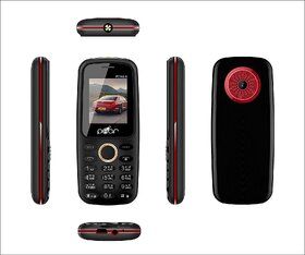 PEAR P2163 (Dual Sim, 1.77 Inch Display 1100 mAh Battery, Black,Red)