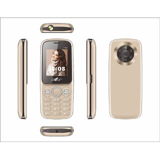                       MTR PEAR P400 (Dual Sim, 1.8 Inch Display 3000 mAh Battery, Gold)                                              