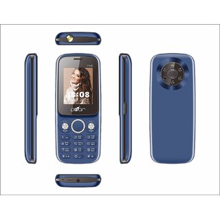                       MTR PEAR P400 (Dual Sim, 1.8 Inch Display 3000 mAh Battery, Blue)                                              