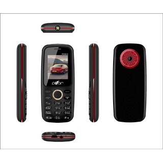                       PEAR P2163 (Dual Sim, 1.77 Inch Display 1100 mAh Battery, Black,Red)                                              