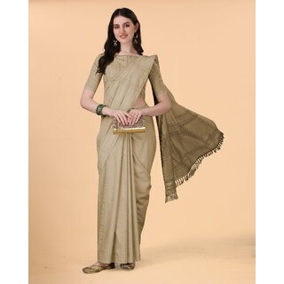 SVB Sarees Womens Gold Colour Embellished Cotton Saree SVB Sarees Womens Gold Colour Embellished Cotton Saree