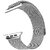 Stainless Steel 42mm/44mm/45mm Milanese Band with Magnetic Closure Silver Chain Smart Watch Strap  (Silver)