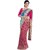 Shrimati Boutique Royal Blue Red half and half Benarasi Saree