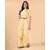 SVB Sarees Womens Yellow Colour Embellished Cotton Saree