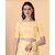 SVB Sarees Womens Yellow Colour Embellished Cotton Saree