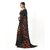 SVB Sarees Womens Black Colour Floral Printed Georgette Saree With Blouse Piece