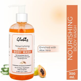                       Globus Nourishing Papaya Body Wash - 300ml                                              