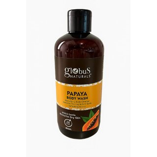                       Globus Naturals Papaya Body Wash, 300 ml                                              