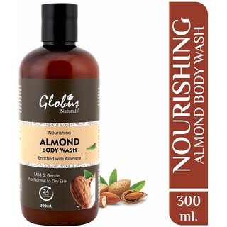                       Globus Nourishing Almond Body Wash Enriched with Aloe Vera - 300ml                                              