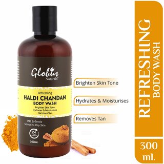                       Globus Refreshing Haldi Chandan Body Wash - 300ml                                              