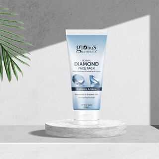 Globus Naturals Revival Diamond Face Pack, Natural & Ayurvedic Formula, Chemical Free, Cruelty Free, Suitable For All Skin Types, 100 gm Globus Naturals Revival Diamond Face Pack, Natural & Ayurvedic Formula, Chemical Free, Cruelty Free, Suitable For All Skin Types, 100 gm