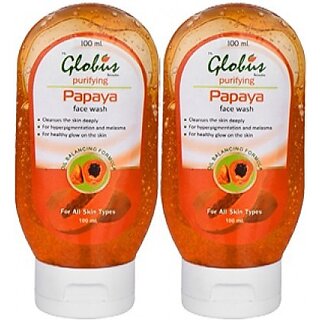                       GLOBUS NATURALS PAPAYA PURIFYING Face Wash 200ml                                              