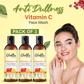                       GLOBUS NATURALS Vitamin C Anti Dullness Vitamin C Anti Dullness Face Wash For 225g                                              